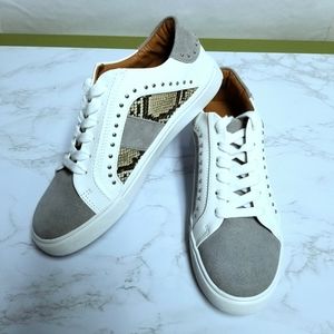 Steve Madden Snake Print Sneaker Shoe 8